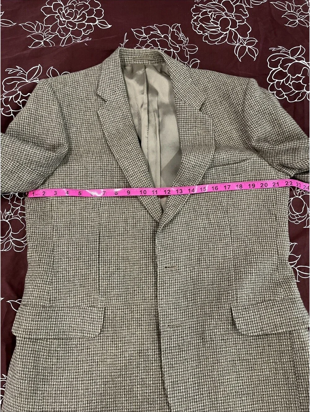 DONEGAL MIST HANDWOVEN TWEED SPORT COAT 42L CASHMERE MOHAIR WOOL BLEND VGC